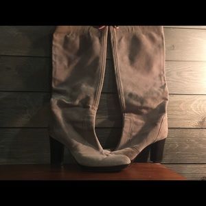 Sergio Rossi Suede knee boots